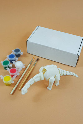 Игрушка Динозавр Диплодок для раскрашивания 3Dpri14 фото