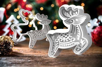 Формочки для печива "Reindeer" 1шт 3dkit15 фото