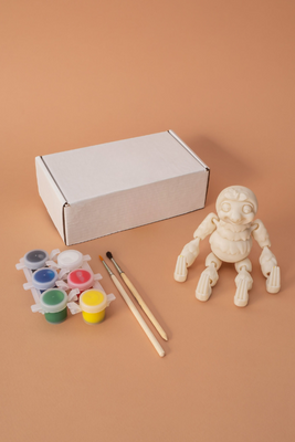 Игрушка Ленивец подвижный для раскрашивания 3Dpri23 фото