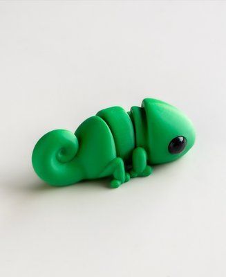 Игрушка Брелок Хамелеон 3D 3Dkey50 фото