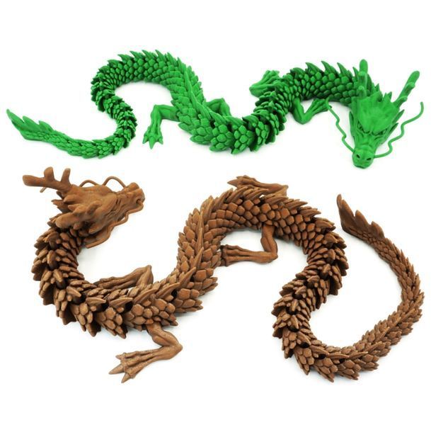 Китайский Дракон Іграшка 3D 3Dtoy53 фото