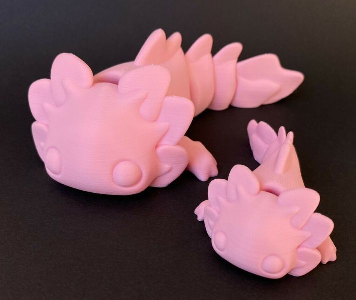 Аксолотль мини 3D игрушка 3Dtoy40 фото