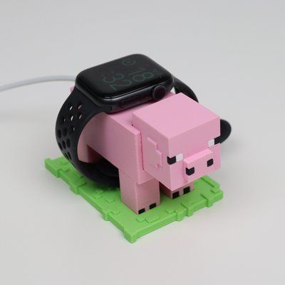 Підставка для годинника Apple Watch у стилі MINECRAFT 3dliv14 фото