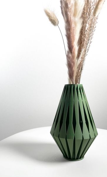 Декоративная ваза для домашнего декора - уникальная центральная часть 3Dvase03 фото