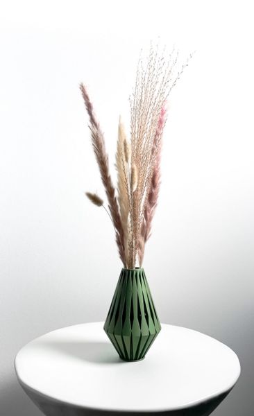 Декоративная ваза для домашнего декора - уникальная центральная часть 3Dvase03 фото