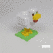 Підставка для годинника Apple Watch у стилі MINECRAFT Курица 3dliv13 фото 2