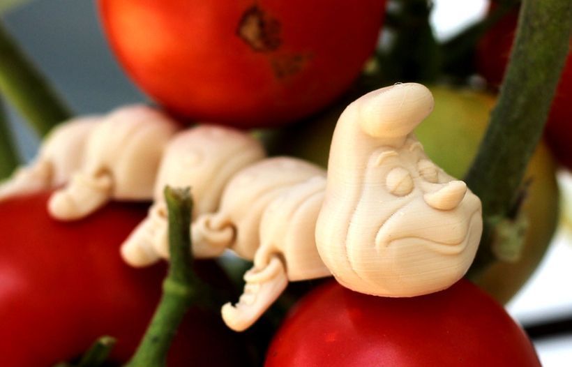 Гусениця рухлива іграшка 3D 3Dtoy35 фото