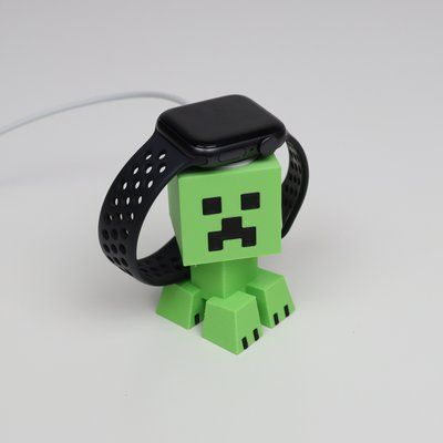 Підставка для годинника Apple Watch у стилі MINECRAFT CREEPER 3dliv12 фото