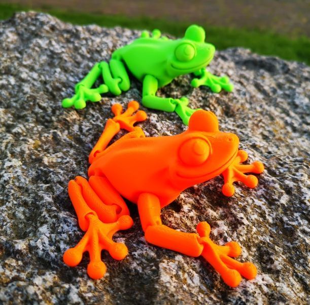 Рухливе жабеня 3D іграшка 3Dtoy31 фото