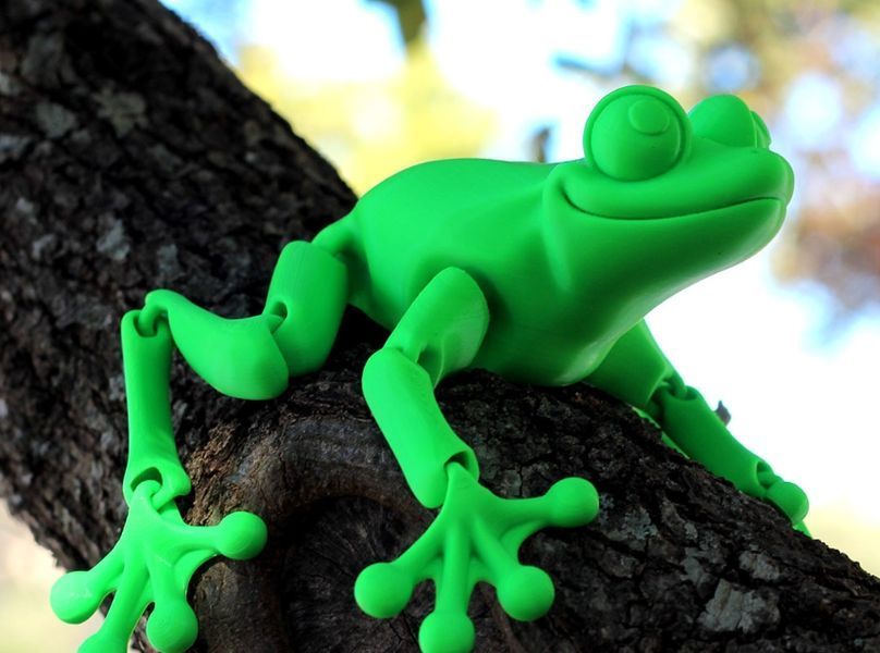 Рухливе жабеня 3D іграшка 3Dtoy31 фото