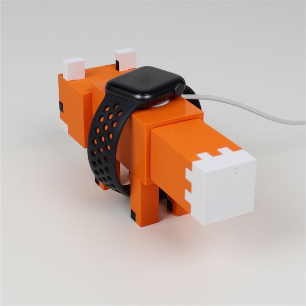Підставка для годинника Apple Watch у стилі MINECRAFT FOX 3dliv11 фото