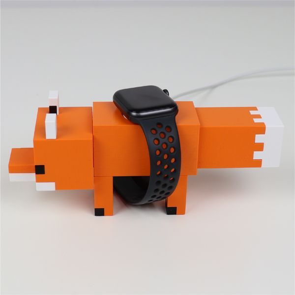 Підставка для годинника Apple Watch у стилі MINECRAFT FOX 3dliv11 фото