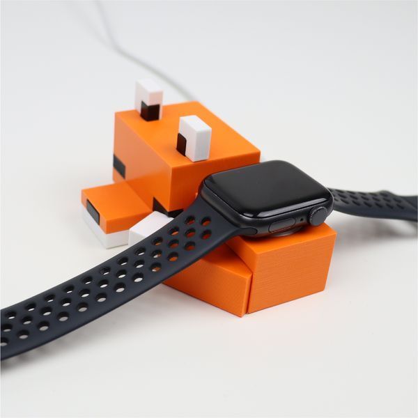 Подставка для часов Apple Watch в стиле MINECRAFT Лиса 3dliv10 фото