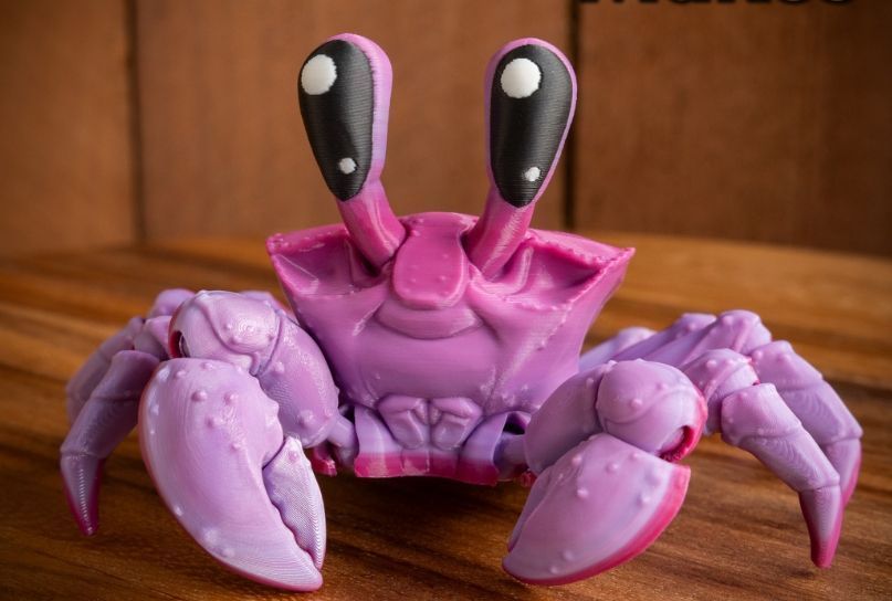 Краб игрушка антистресс 3D 3Dtoy20 фото