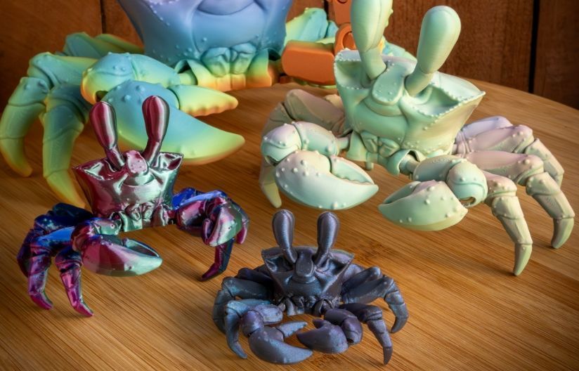 Краб игрушка антистресс 3D 3Dtoy20 фото