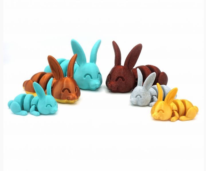 Заяц подвижный 3D игрушка 3Dtoy01S3 фото