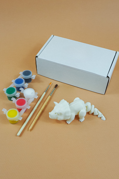 Игрушка Динозавр Трицератопс для раскрашивания 3Dpri16 фото