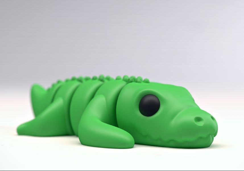 Дитинча крокодила Брелок 3D 3Dkey04 фото