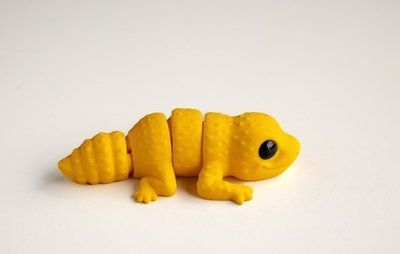Леопардовый Гекон Брелок 3D 3Dkey40 фото