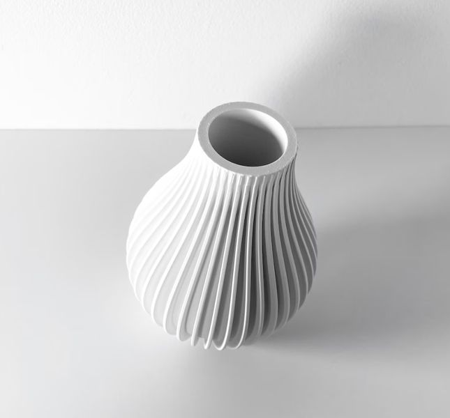 Ваза для сухоцветів - сучасний та унікальний подарунок для домашнього декору, зроблений за допомогою 3D-друку 3Dvase18 фото