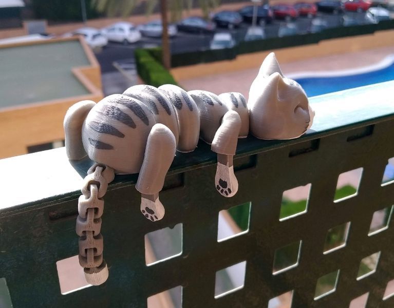Ленивый кот 3D игрушка 3Dtoy39 фото
