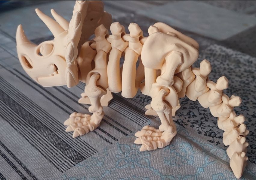 Скелет Трицератопс 3D игрушка 3Dtoy33 фото