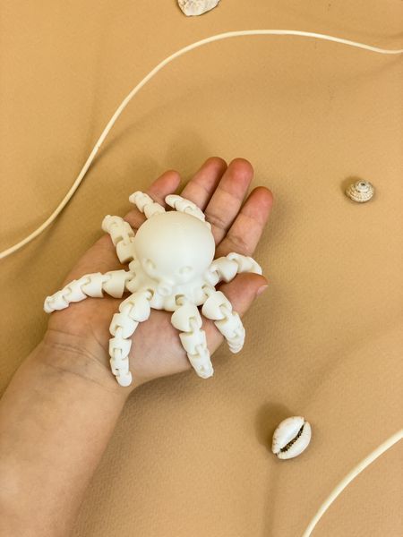 Іграшка Восьминіг рухливий Міні для розфарбовування 3Dpri04 фото