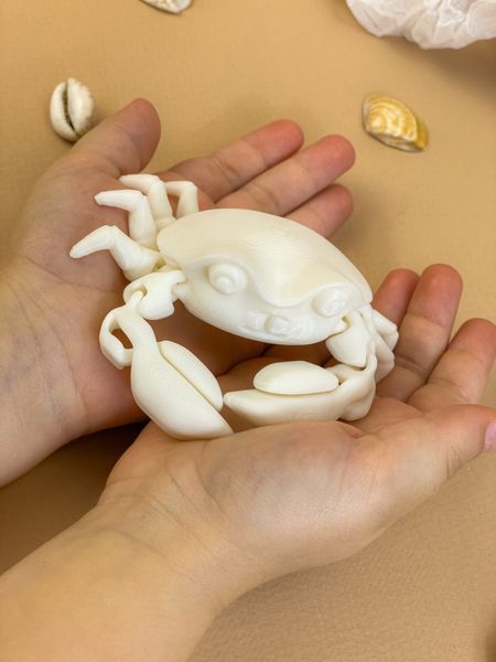 Игрушка Краб подвижный для раскрашивания 3Dpri08 фото
