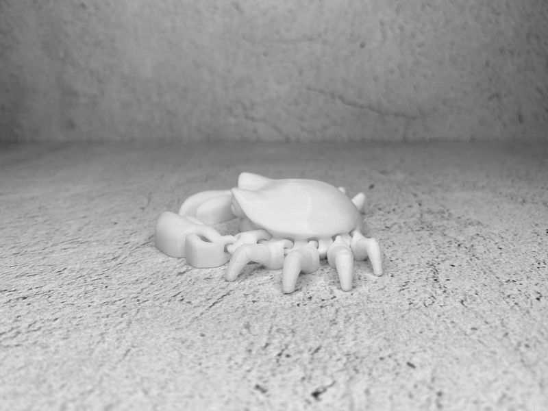 Игрушка Краб подвижный для раскрашивания 3Dpri08 фото