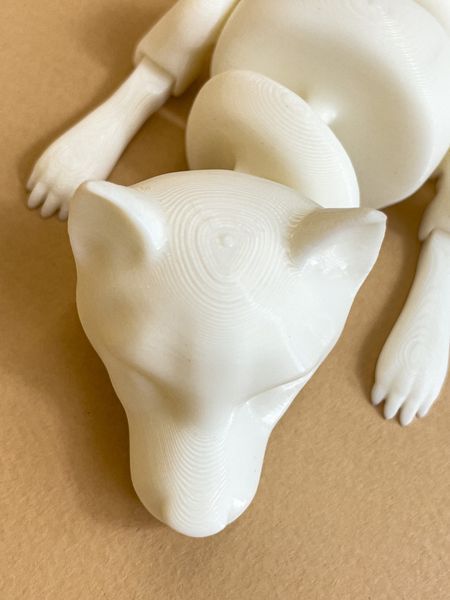 Іграшка Хаскі собака рухлива для розфарбовування 3Dpri09 фото