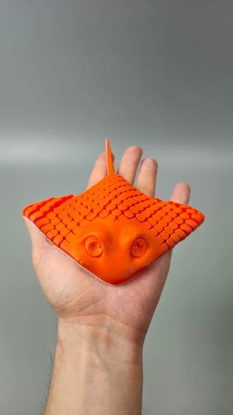 Риба Скат рухлива 3D Іграшка 17см 3Dtoy56 фото Риба Скат рухлива 3D Іграшка 17см 3Dtoy56 фото