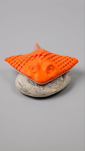 Риба Скат рухлива 3D Іграшка 17см 3Dtoy56 фото Риба Скат рухлива 3D Іграшка 17см 3Dtoy56 фото