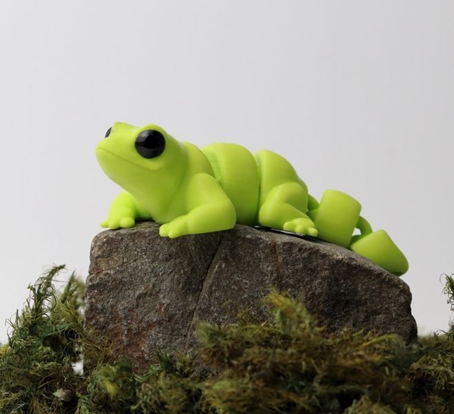 Ящірка Брелок 3D 3Dkey18 фото