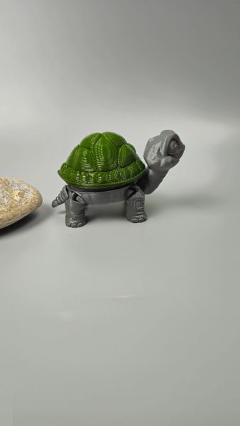 Черепаха подвижная 3D игрушка 12см 3Dtoy58 фото