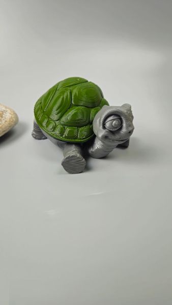 Черепаха подвижная 3D игрушка 12см 3Dtoy58 фото