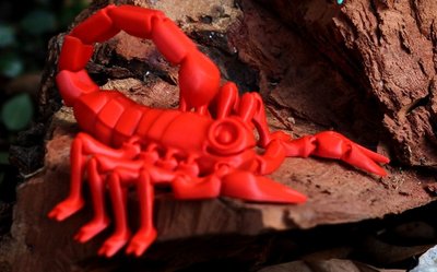 Скорпион игрушка подвижная 3D 3Dtoy24 фото