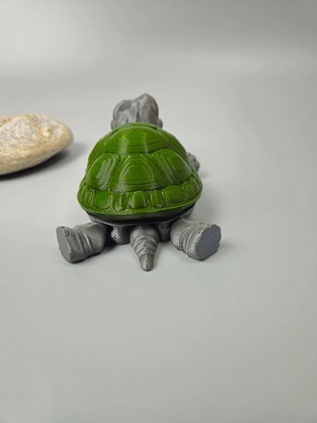 Черепаха подвижная 3D игрушка 12см 3Dtoy58 фото