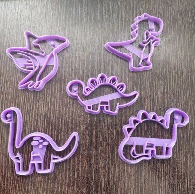 Формочки для печива "Dino" 5шт 3dkit20 фото